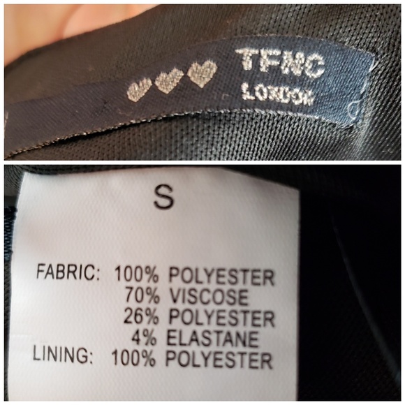 TFNC Crop Top Black - Picture 6 of 8